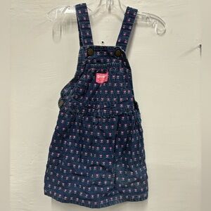 Vintage Oshkosh B’Gosh‎ Denim Tulip Denim Jumper Made in USA